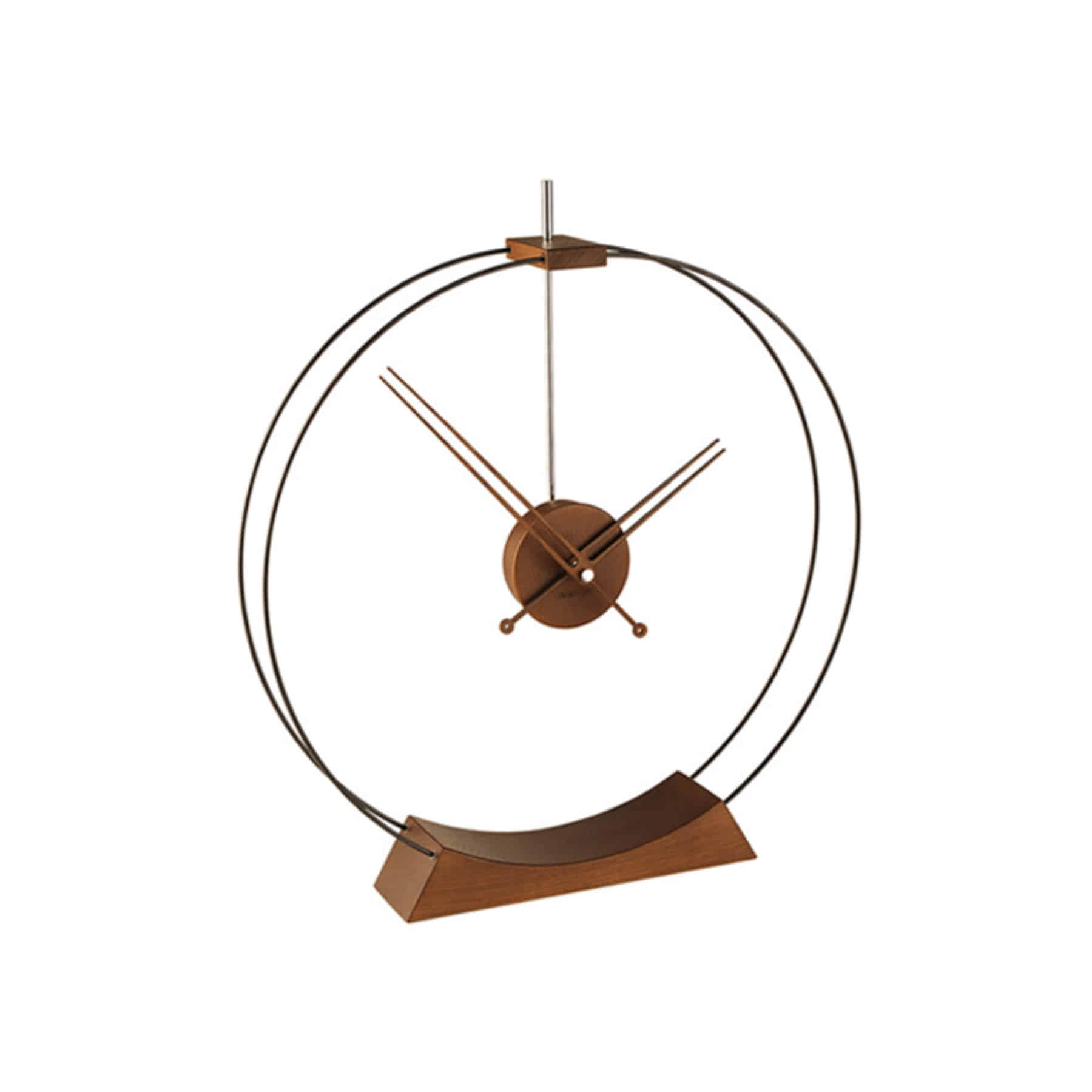 Aire Walnut Table Clock 아이레 월넛 탁상 시계